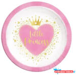 Hercegnők Little Princess papírtányér 8 db-os 23 cm FSC (JAV_PNN96476)