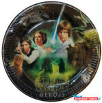 Star Wars Heroes papírtányér 8 db-os 23 cm (JAV_PNN84283)