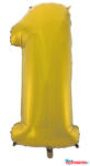 Számok Arany 1-es Gold Mat szám fólia lufi 92 cm (JAV_MLG106442)