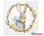 Nyuszi Nyuszis Wreath szalvéta 20 db-os 33x33 cm (JAV_MLG653038)