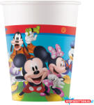 Disney Mickey Rock the House papír pohár 8 db-os 200 ml FSC (JAV_PNN93823)