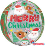 Karácsony Merry Christmas Festive Friends gömb fólia lufi 40 cm (JAV_DPA4204001)
