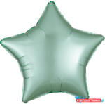  Zöld Silk Lustre Mint csillag fólia lufi 48 cm (JAV_DPA9914109)