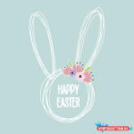 Húsvét Graphic Bunny szalvéta 20 db-os 33x33 cm (JAV_PKK765208)
