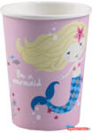Sellő Shellebrate Pink papír pohár 8 db-os 250 ml (JAV_DPA9903032A)