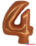 Számok Réz 4-es Copper szám fólia lufi 76 cm (JAV_MLG158373)