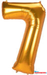 Számok Arany Gold 7-es szám fólia lufi 134 cm (JAV_DPA3891611)