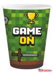 Gamer Játék Game On papír pohár 6 db-os 200 ml (JAV_MLG174380)