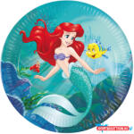 Disney Hercegnők Ariel Curious papírtányér 8 db-os 23 cm FSC (JAV_PNN95455)