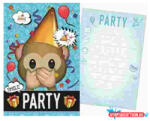 Emoji Blue Party Meghívó (JAV_ARJ008031J)