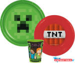 Minecraft TNT étkészlet, műanyag szett (JAV_JVL55552)