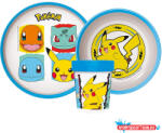 Pokémon Original Team csúszásmentes étkészlet, micro műanyag szett (JAV_JVL66680)