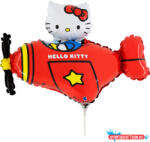 Hello Kitty Airplane Red mini fólia lufi 35 cm (WP) (JAV_GBBL650R)