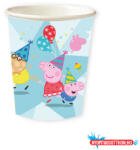 Peppa Malac Celebration papír pohár 8 db-os 250 ml (JAV_DPA991834066)