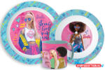 Barbie Stylish étkészlet, micro műanyag szett bögrével 265 ml (JAV_JVL33363)