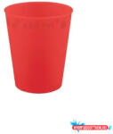 Party Piros Bright red micro prémium műanyag pohár 250 ml (JAV_PNN96691)