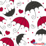  Esernyő Lovely szalvéta 20 db-os 33x33 cm (JAV_PKK766038)