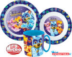 Mancs Őrjárat Mighty Pups étkészlet, micro műanyag szett bögrével 350 ml (JAV_JVL22241)