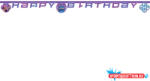 K-pop Démonvadászok Honmoon Happy Birthday felirat 200 cm FSC (JAV_PNN98645)