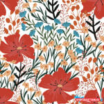 Virág Pipacs Wild Flowers szalvéta 20 db-os 33x33 cm (JAV_PKK049963)