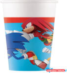 Sonic a sündisznó Sega papír pohár 8 db-os 200 ml FSC (JAV_PNN95650)