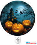 Halloween Sensations papírtányér 8 db-os 23 cm FSC (JAV_PNN93449)