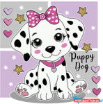 Állatos Charming Puppy szalvéta 20 db-os 33x33 cm (JAV_PKK772626)