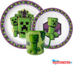 Minecraft The Movie étkészlet, micro műanyag szett bögrével 390 ml (JAV_JVL22275)