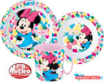Disney Minnie Feel Good étkészlet, micro műanyag szett bögrével 350 ml (JAV_JVL22240)