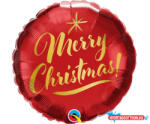 Karácsony Karácsonyi Merry Christmas Red fólia lufi 46 cm (JAV_MLG898447)