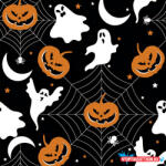 Halloween Scary Black szalvéta 20 db-os 33x33 cm (JAV_PKK766052)