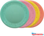 Színes Pastel Mixed micro prémium műanyag lapostányér 4 db-os szett 21 cm (JAV_PNN96699)