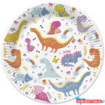 Dinoszaurusz Funny papírtányér 8 db-os 22, 7 cm (JAV_PKK050891)
