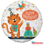 Boldog Születésnapot Tigris Happy Birthday Tiger fólia lufi 36 cm (JAV_MLG149388)