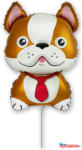 Kutyás Bulldog Brown fólia lufi 36 cm (WP) (JAV_MLG140460)