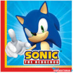 Sonic a sündisznó Sega szalvéta 20 db-os 33x33 cm FSC (JAV_PNN95651)