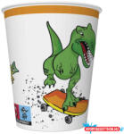 Dinoszaurusz Crazy papír pohár 8 db-os 250 ml (JAV_PKK050778)