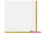  Arany Gold Celebrate szalvéta 20 db-os 33x33 cm (JAV_MLG167849)