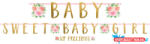 Baby Floral Baby Sweet Baby Girl papír felirat 2 részes (JAV_DPA120394)