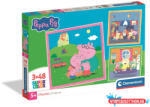 Peppa Malac Family 3x48 db-os puzzle Clementoni (JAV_CMC25001)