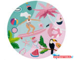 Nyár Surfing papírtányér 6 db-os 18 cm (JAV_MLG165418)