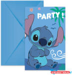 Disney Lilo és Stitch, A csillagkutya Angel party meghívó 6 db-os FSC (JAV_PNN96917)