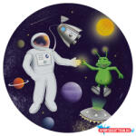 Űr Space papírtányér 8 db-os 23 cm (JAV_DPA9914665)