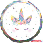 Unikornis Holographic fólia lufi 43 cm (JAV_DPA9916529)
