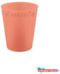 Party Lazacszín Pastel Salmon micro prémium műanyag pohár 250 ml (JAV_PNN96707)