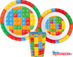 Bricks Lego mintázatú Bricks étkészlet, micro műanyag szett (JAV_JVL11143)