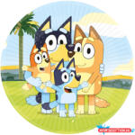 Bluey Joke papírtányér 8 db-os 23 cm (JAV_DPA991537866)