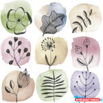 Virág Flora Stamps szalvéta 20 db-os 33x33 cm (JAV_PKK049987)