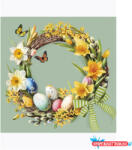 Húsvét Vintage Wreath szalvéta 20 db-os 33x33 cm (JAV_PKK771438)