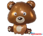 Medve Maci Brown Teddy fólia lufi 60 cm (JAV_MLG410621)